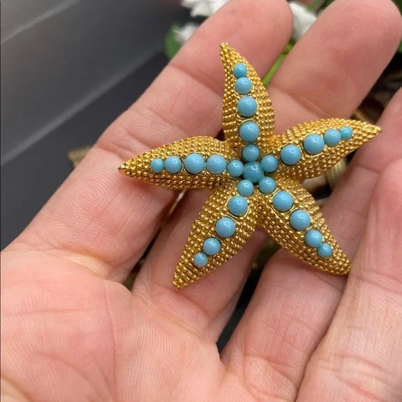 DeNicola starfish brooch vintage - Picture 6 of 7